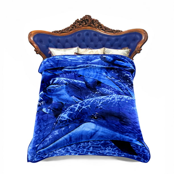 senya Luxury Blanket Home Decor Starry Whale Shark Throw Blanket Lightweight Microfiber Super Soft Warm Cozy Plush Bed Blanket 60 x 50 Inches 